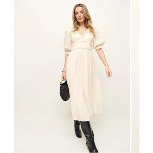 NWT! Mireille Dress Ivory - Size 4